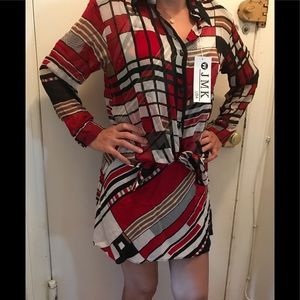 Silly 100% shirt & tank top dress and scarf.